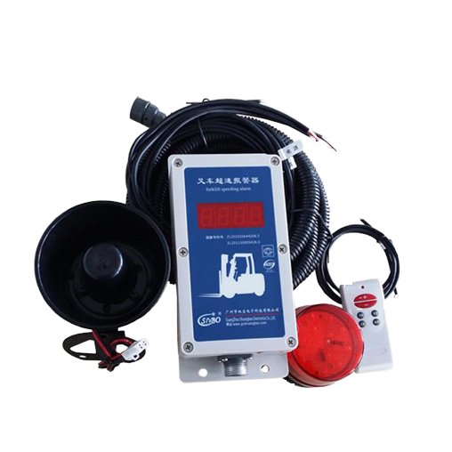 2G GPS Tracker With Voice Warning Alarm Forklift Safety Devices and Speed Limiter Car Alarm System Forklift Accessories